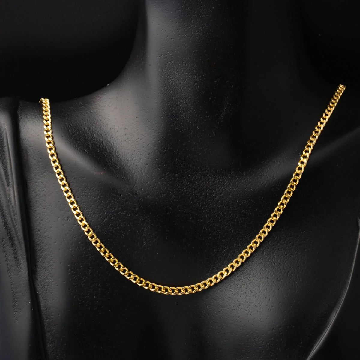 GOLD CHAIN NECKLACE - Cuban Chain 2,75 mm