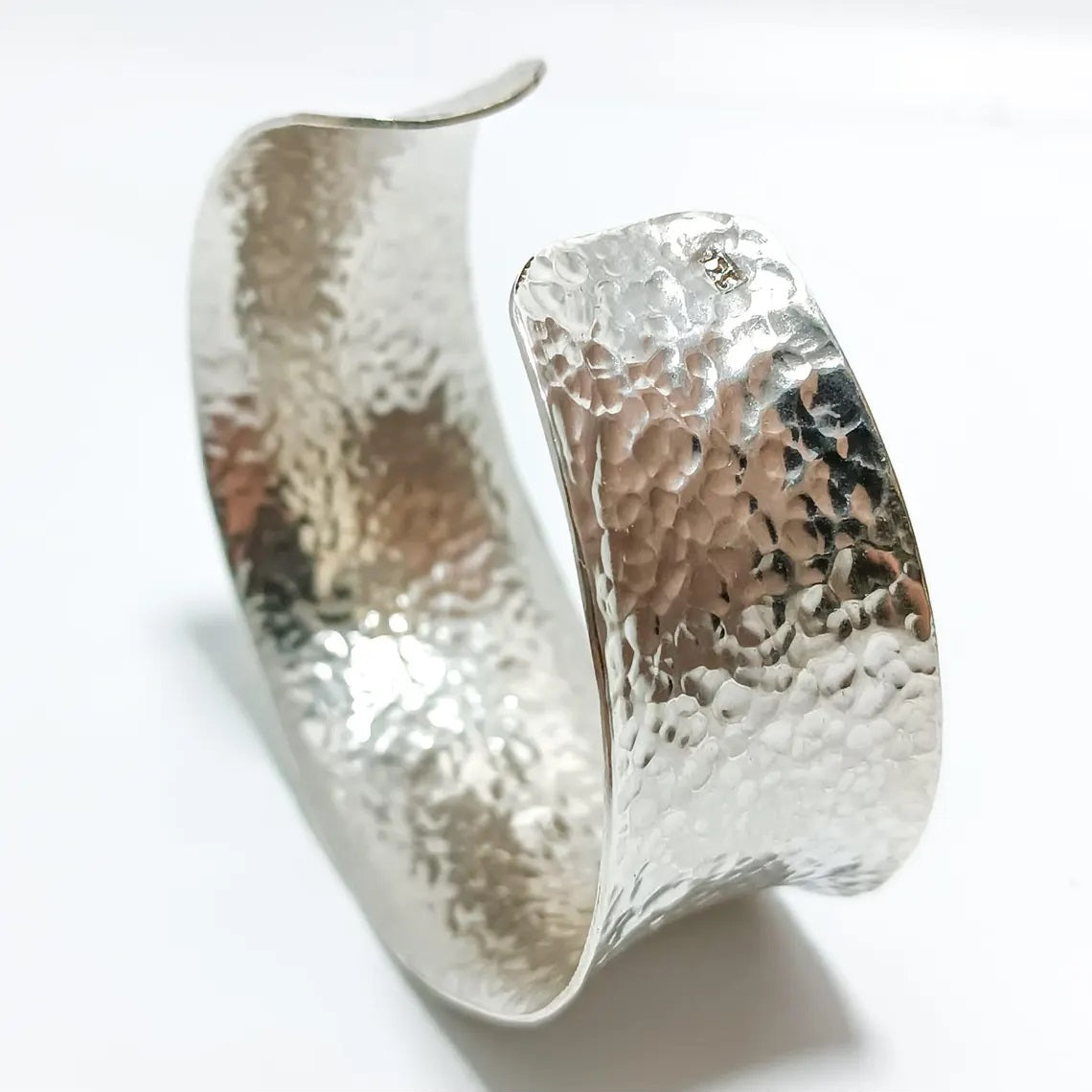 SILVER BRACELET - Cuff Reverse Camber Bracelet