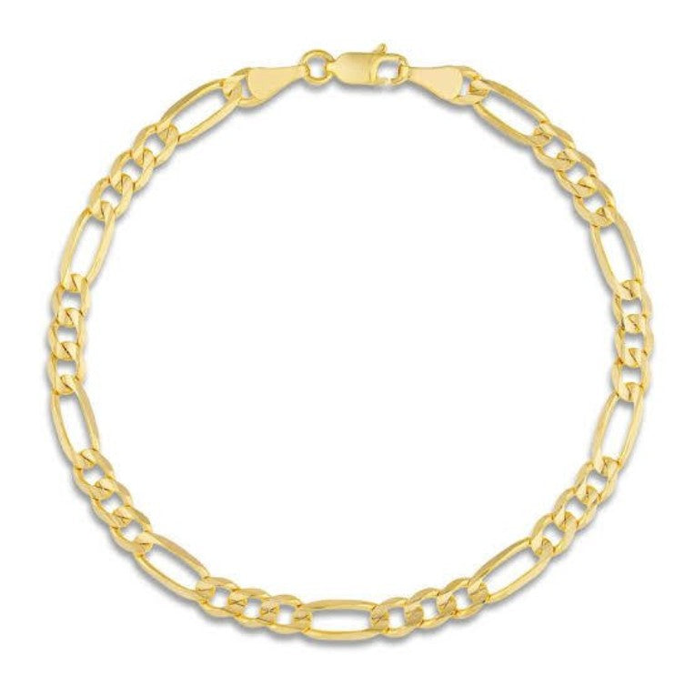 GOLD BRACELET - Figaro