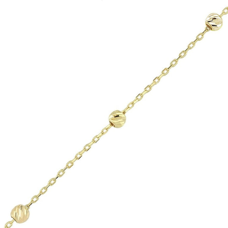 GOLD BRACELET - 5 Dorika Balls