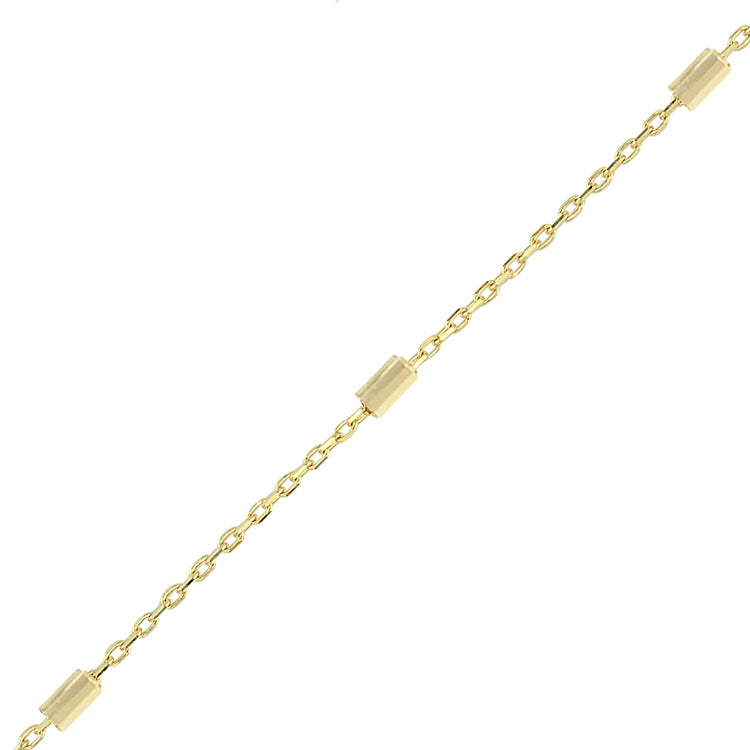 GOLD BRACELET - Tiny Bar Chain