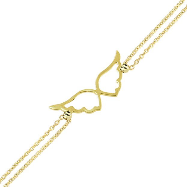 GOLD BRACELET - Angel Wings