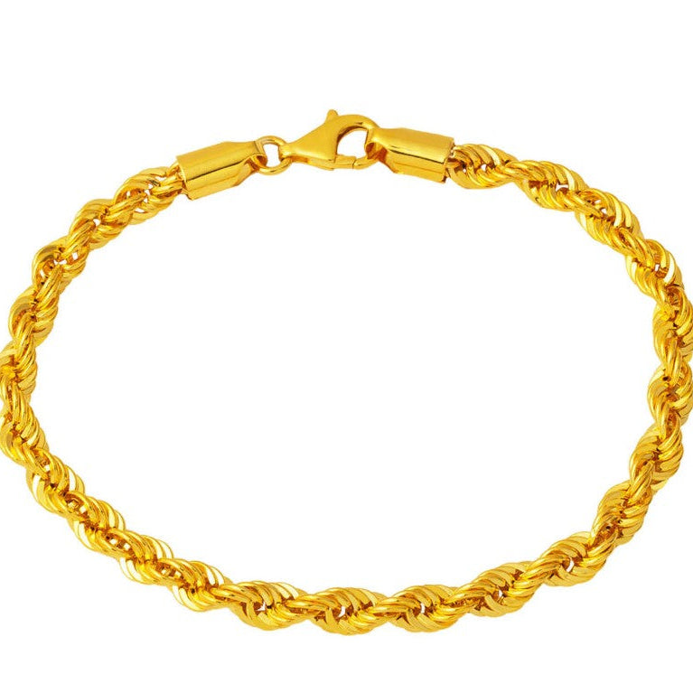 GOLD BRACELET - Rope Chain