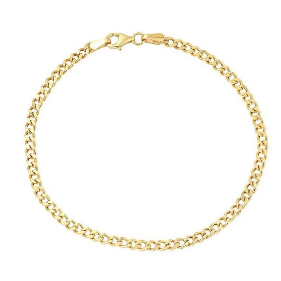 GOLD BRACELET - Cuban Chain Bracelet 2,75 mm