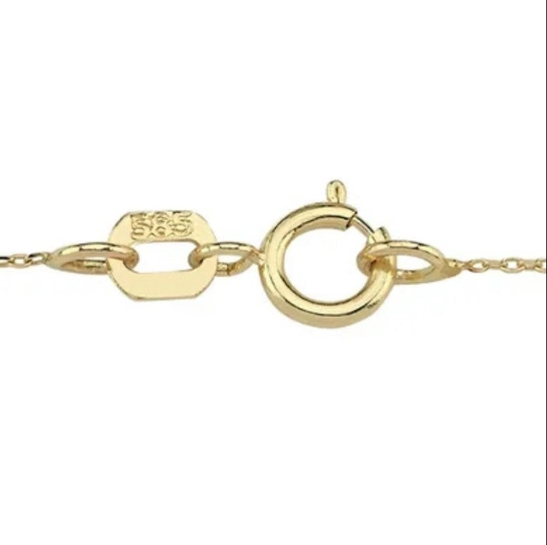 GOLD NECKLACE & PEARL - Y Model 11 Pearls