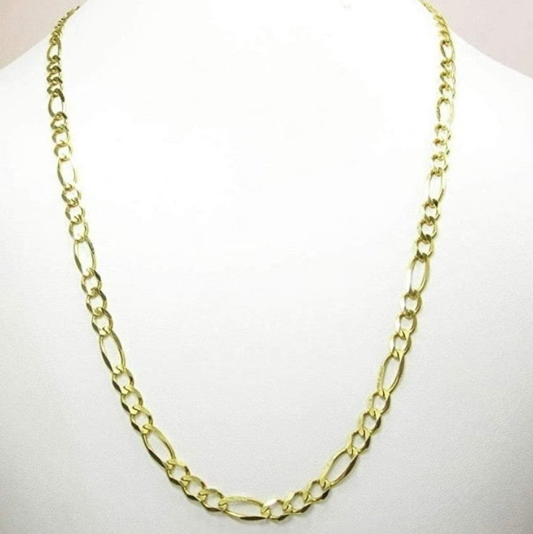 GOLD CHAIN NECKLACE - Figaro Chain
