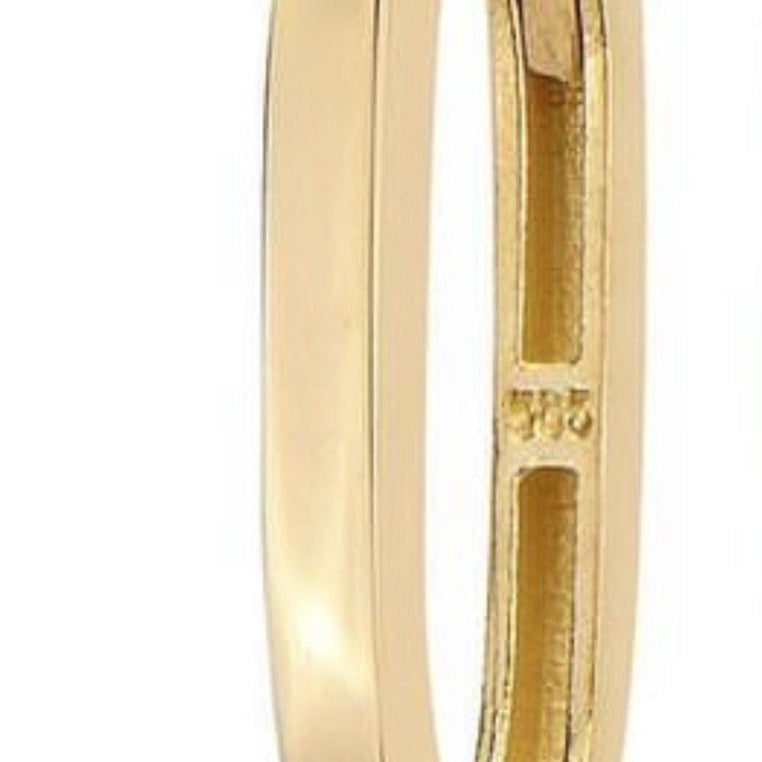 GOLD EARRING - Oval Huggie