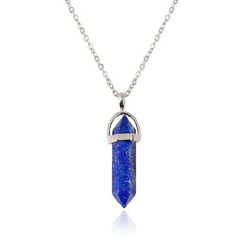 GEMSTONES Semi-precious Stones - Lapis Lazuli Stone Necklace