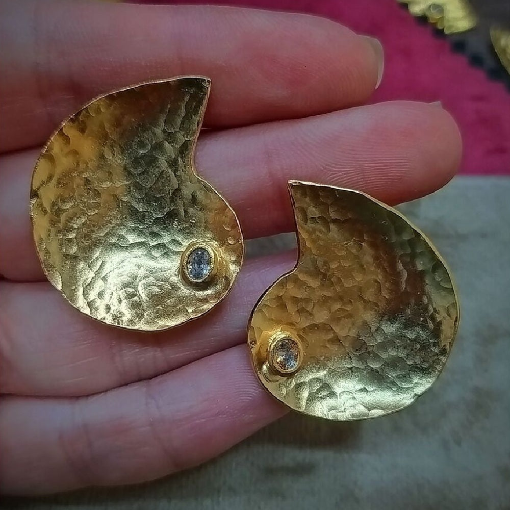 Gold Vermeil Earring - Nathilus Earrings