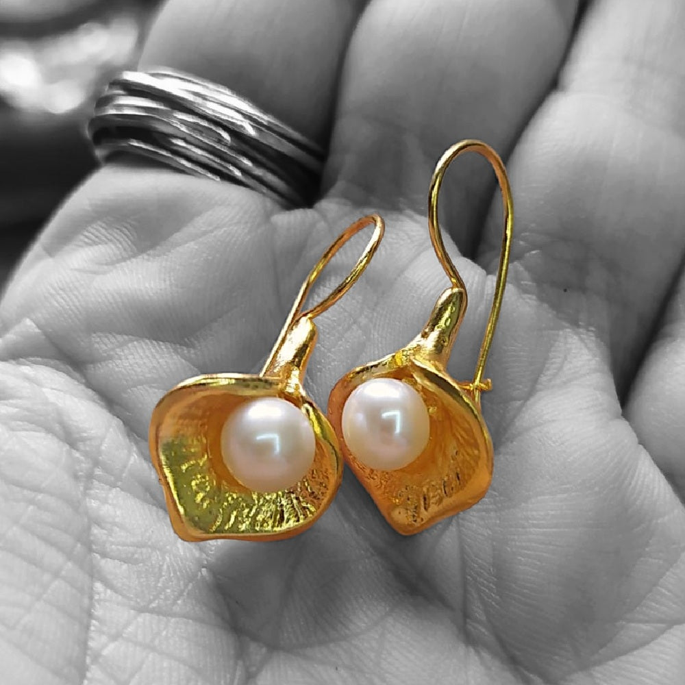 Gold Vermeil Earring - Lilyum Mini Earrings