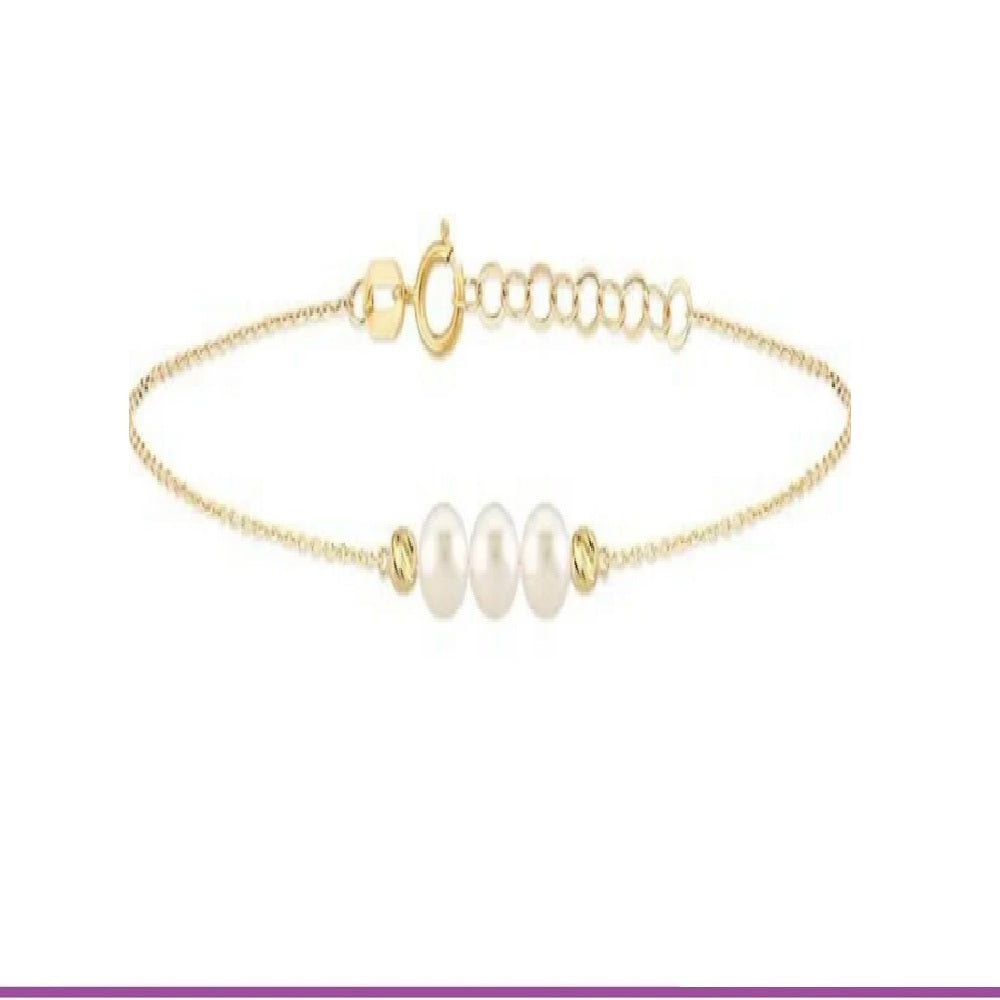 Gold Pearl Bracelet