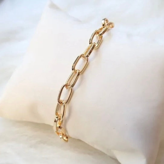 14K Gold Chain Bracelet