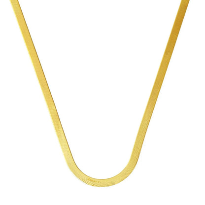 GOLD CHAIN NECKLACE - Flat Tondo Chain 2,50 mm