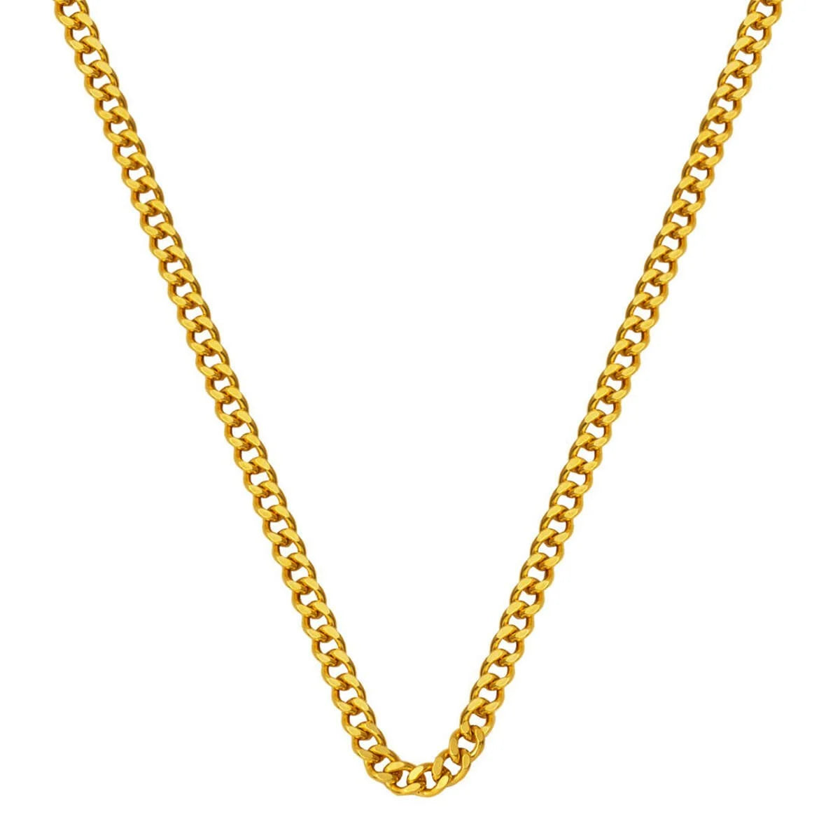 GOLD CHAIN NECKLACE - Cuban Chain 2,75 mm