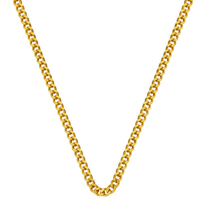 GOLD CHAIN NECKLACE - Cuban Chain 2,75 mm