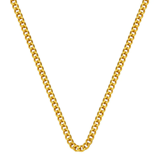 GOLD CHAIN NECKLACE - Cuban Chain 2,75 mm