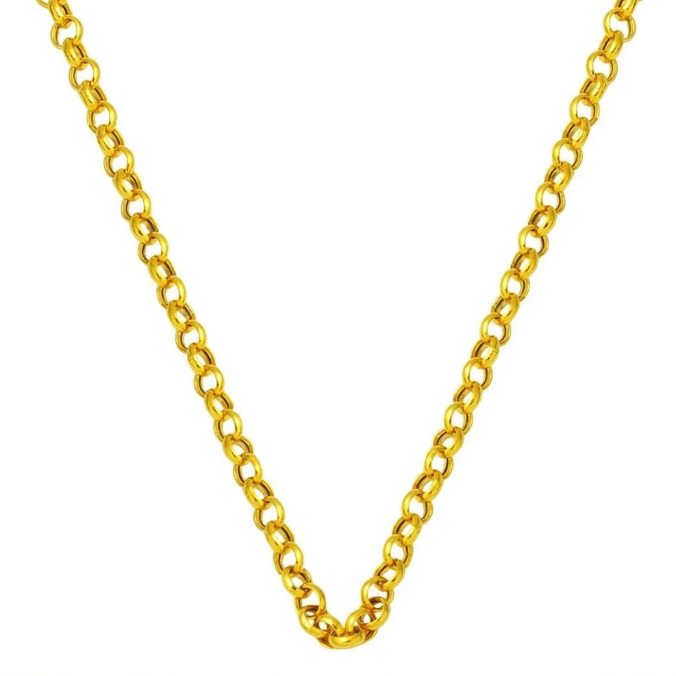 GOLD CHAIN NECKLACE - Doch Chain 1,40 mm