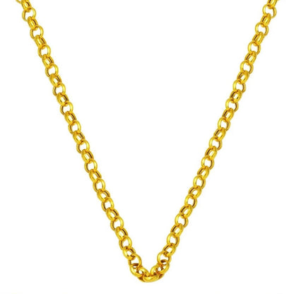 GOLD CHAIN NECKLACE - Doch Chain 1,40 mm