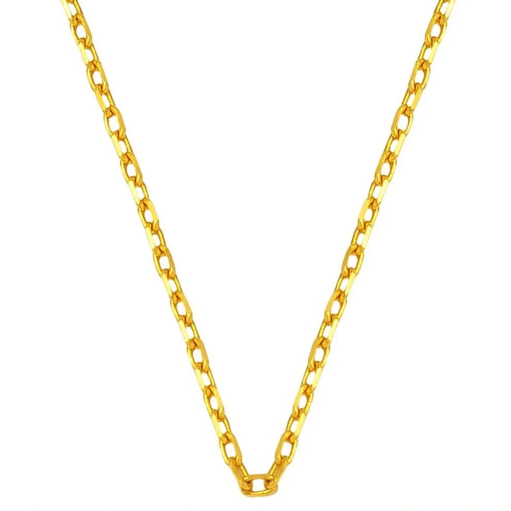 GOLD CHAIN NECKLACE - Forse Chain 0,85 mm