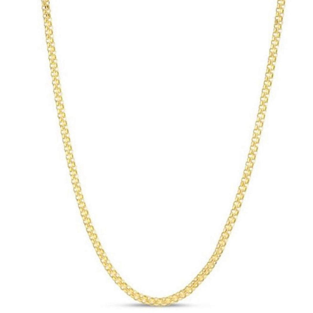 GOLD CHAIN NECKLACE - Bismark Chain 2,15 mm