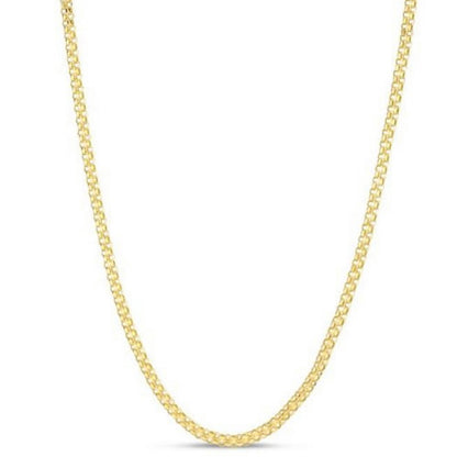 GOLD CHAIN NECKLACE - Bismark Chain 2,15 mm