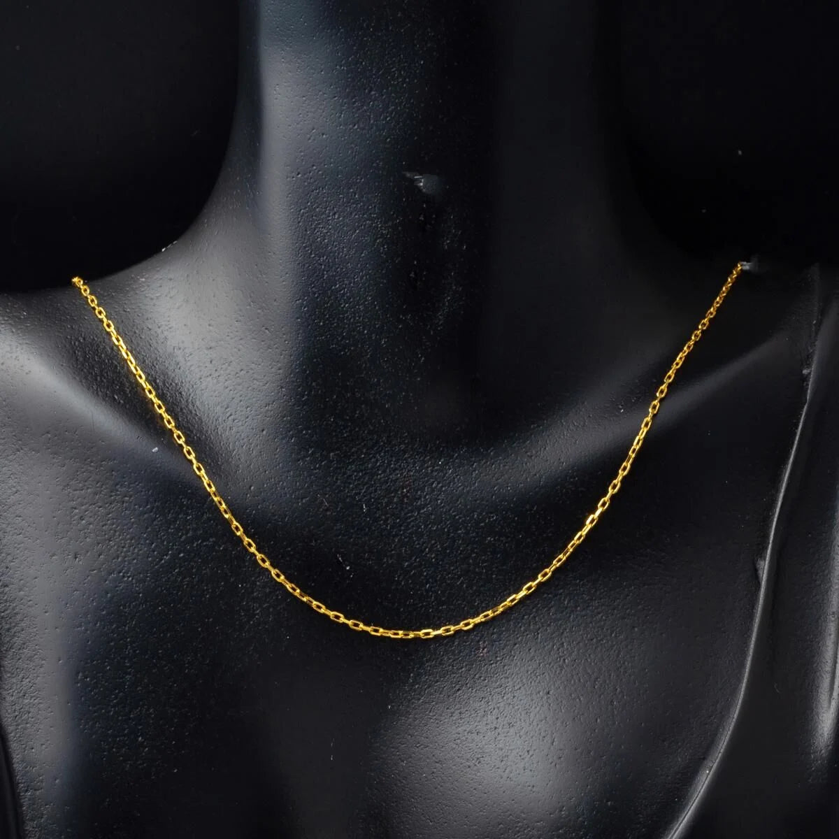 GOLD CHAIN NECKLACE - Forse Chain 0,85 mm