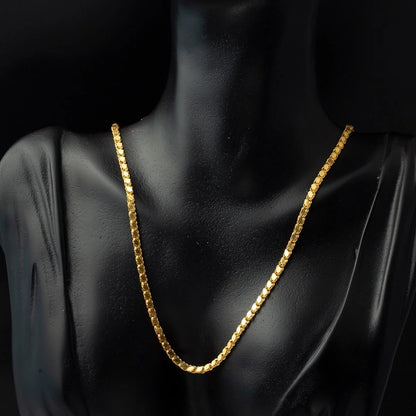 GOLD CHAIN NECKLACE - Mirror Rope Chain 3,60 mm
