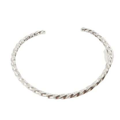 Silver Bracelet Handmade Auger Bracelet - Sterling Silver