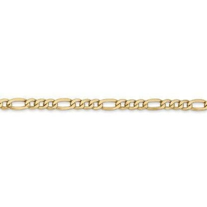GOLD BRACELET - Figaro