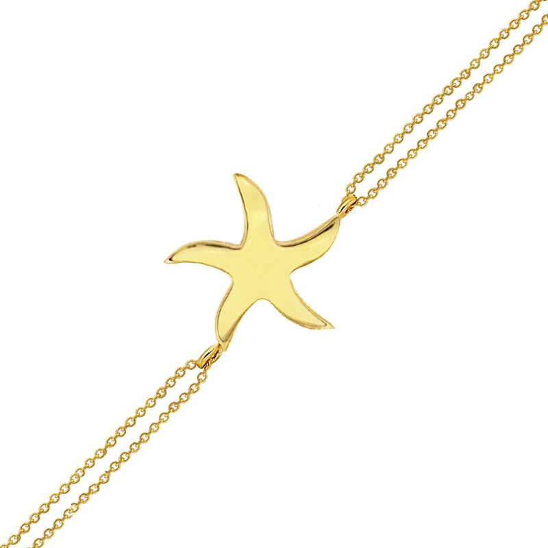 14K Gold Bracelet-Star Bracelet