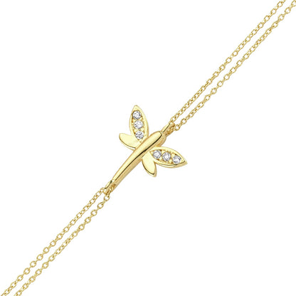 GOLD BRACELET - Dragonfly