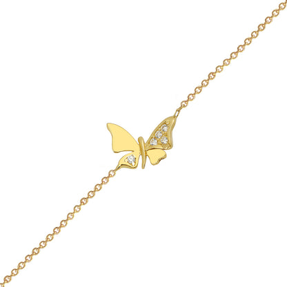 GOLD BRACELET - Butterfly
