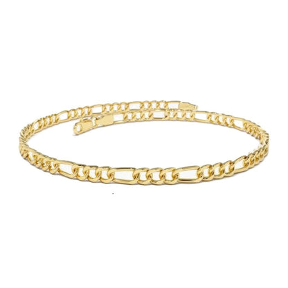 GOLD BRACELET - Figaro