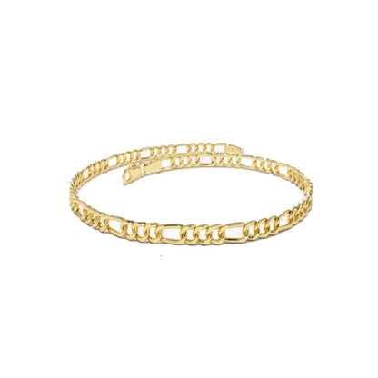 GOLD BRACELET - Figaro