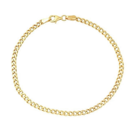 GOLD BRACELET - Cuban Chain Bracelet 2,75 mm