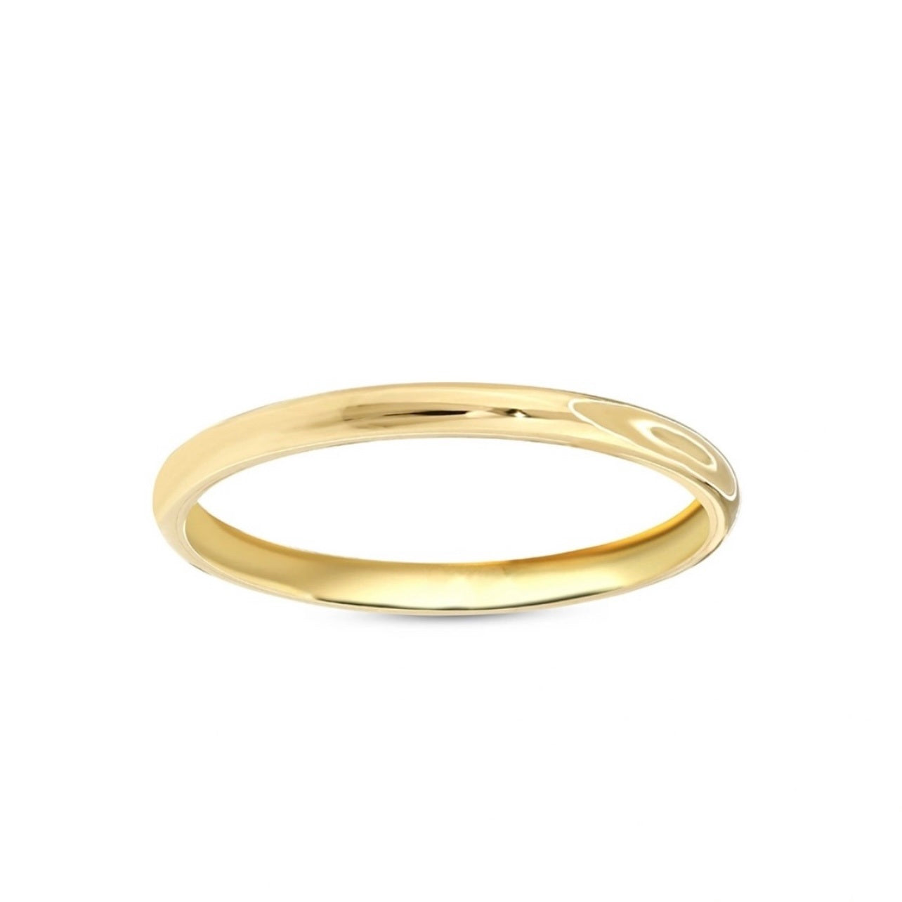 14K Gold Ring-Wedding Ring 2 Mm