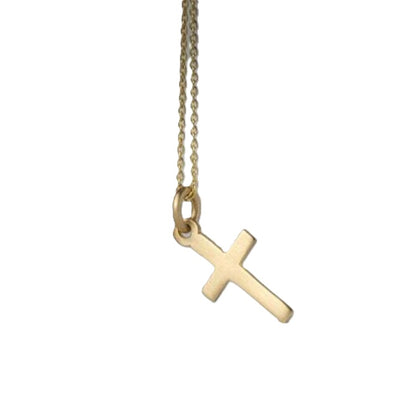 GOLD NECKLACE - Cornerless Cross