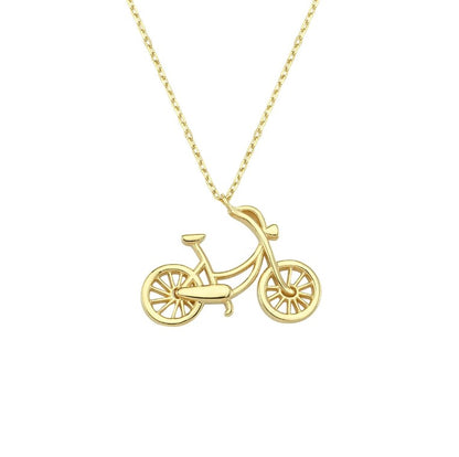 GOLD NECKLACE - Bicycle