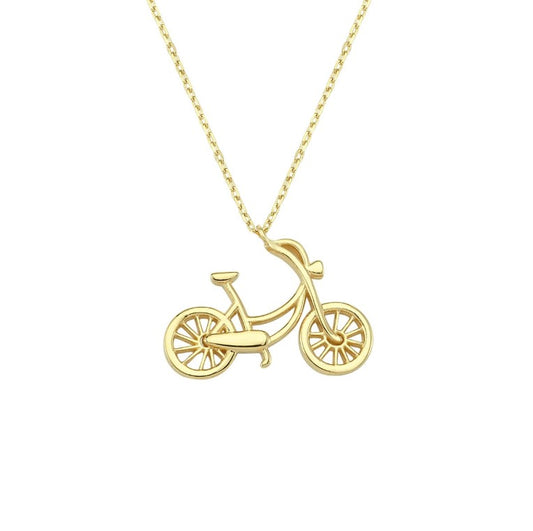 GOLD NECKLACE - Bicycle