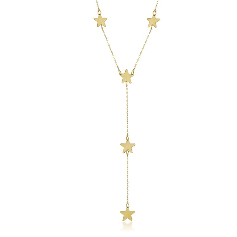 GOLD NECKLACE - Y Model Stars