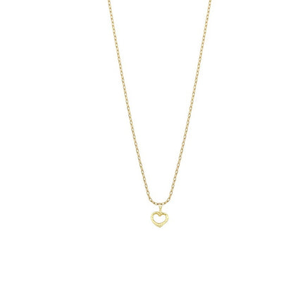 GOLD NECKLACE - Heart Stripe