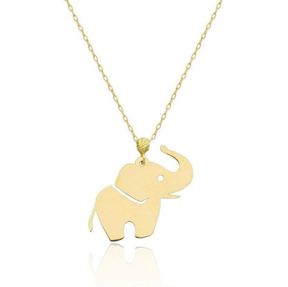 GOLD NECKLACE - Baby Elephant