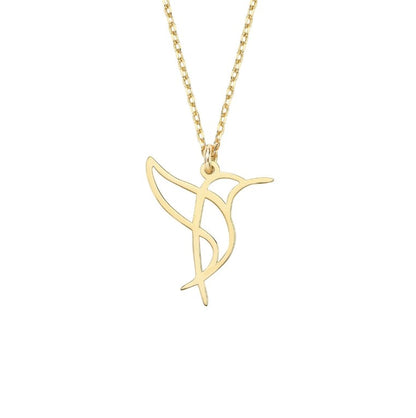 GOLD NECKLACE - Bird