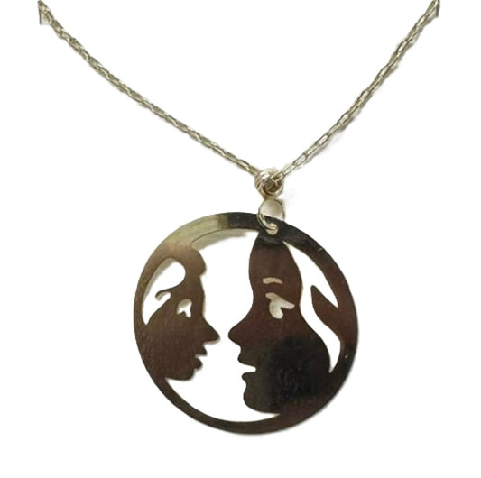GOLD NECKLACE - Face to Face