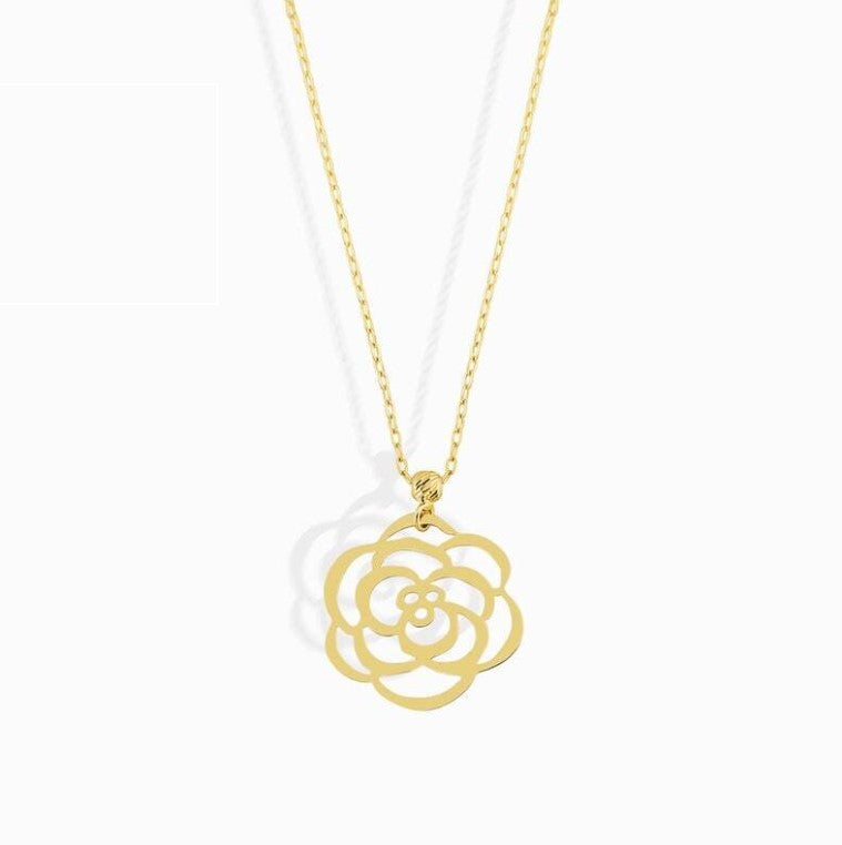 GOLD NECKLACE - Flower