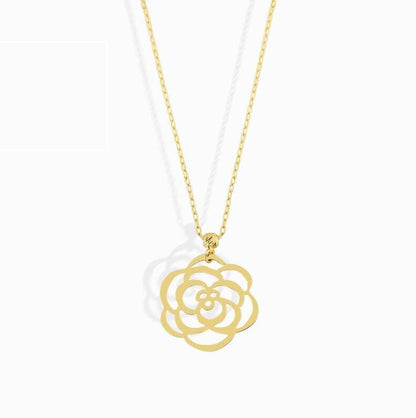 GOLD NECKLACE - Flower