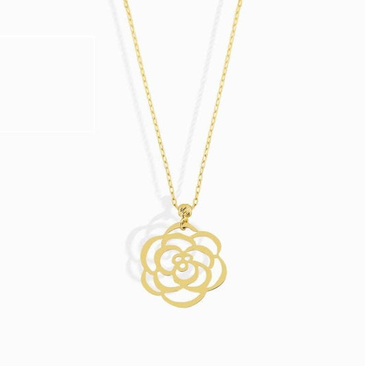 GOLD NECKLACE - Flower