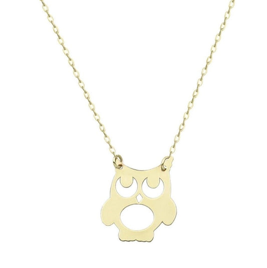 GOLD NECKLACE - Owl