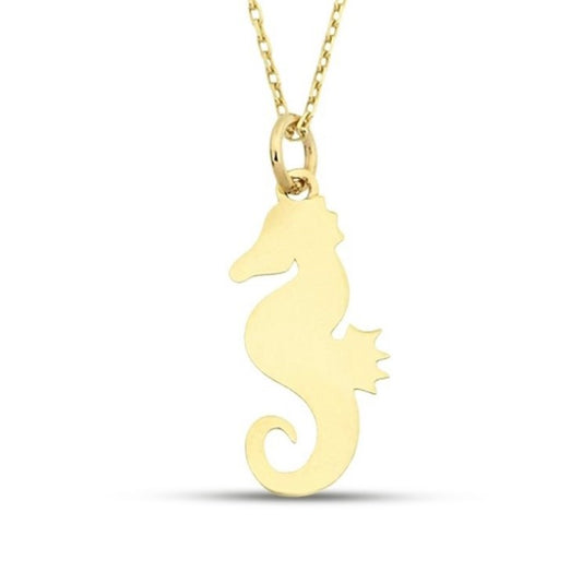 GOLD NECKLACE - Sea Horse