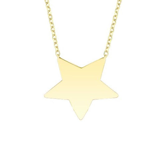 GOLD NECKLACE - Star Double-sided